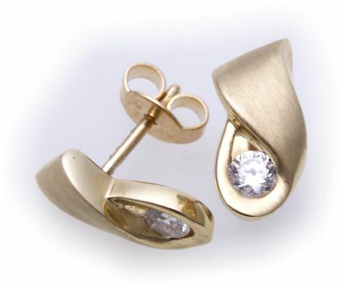 Damen ohrringe ohrstecker - ohrringe, gold