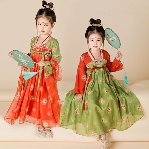 Kind mädchen stickerei hanfu - kind,