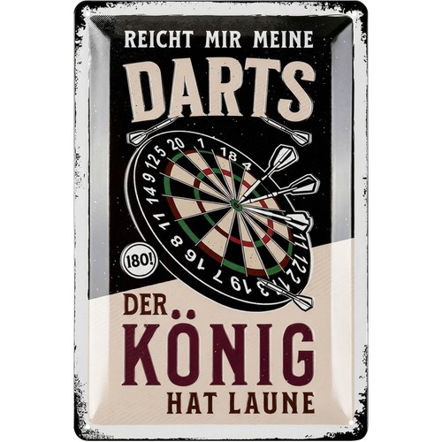 Retro blechschild dart - retro, irish