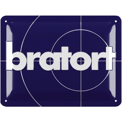 Retro blechschilder bratort - blechschilder,
