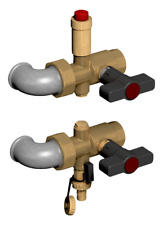 Kampmann Lufterhitzer Absperrset Typ 34976 Winkelausführung