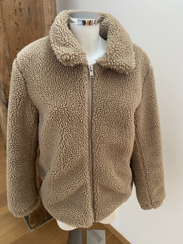 Teddy kunst fell jacke - h&m,