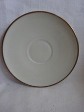 Schumann Arzberg Porzellan Untertasse Elfenbein Goldrand mehr