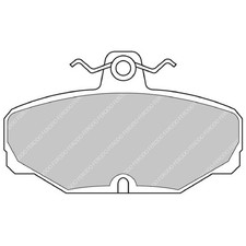 Satz Bremsbeläge Bremsklötze