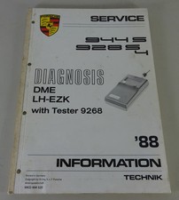 Workshop Manual Porsche 944 S / 928 S4 DME LH-EZK Diagnosis from 09/1987