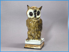 Porzellan figur eule ehemals - figur,