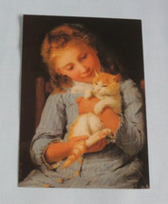 1x Postkarten Mädchen mit