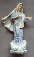 Statue Madonna Heilige Maria Medjugorje gegossen, 28 cm, coloriert