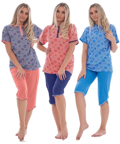 Damen capri pyjama - damen,