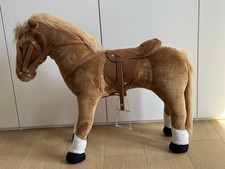 Happy People 58983 Plüsch Reit- u. Spielpferd HAFLINGER mit Sound *TOP Zustand*