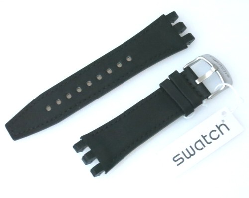 Black leather diaphane - -,