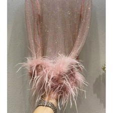 Damen Strass Kristall Bluse