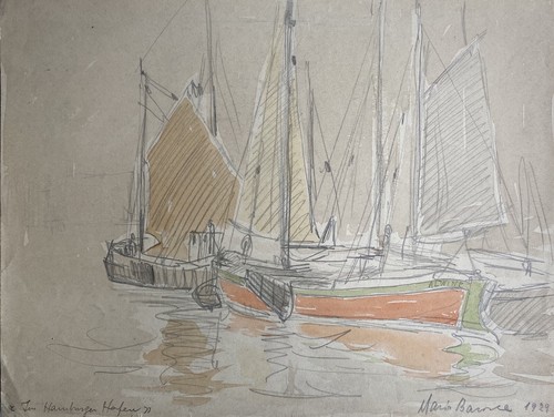 Aquarell zeichnung boote - aquarell,
