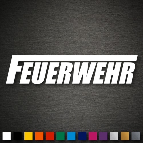 14173 feuerwehr aufkleber - feuerwehr,