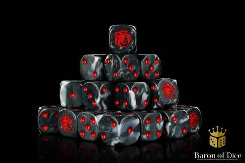 Thrice headed dragon 16mm - thrice-headed,