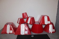 Lampenschirm Rund Eckig Rot