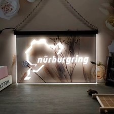 NÜRBURGRING LED Schild Wand
