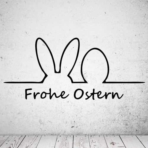 Wandtattoo frohe ostern - frohe,