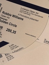  Ticket Robbie Williams Open
