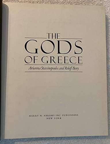 The gods greece journey - the,