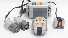 LEGO 9 V - 2 x L Motor Power Functions Fernbedienung Batteriefach IR Empfänger