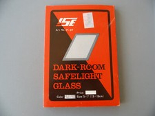 Dunkelkammer Glas ISE P-37 Dark-Room Safelight Glass Grün Gelb Top