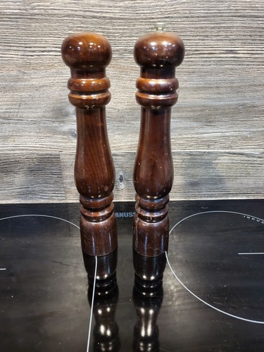 Set holz - set, salzstreuer