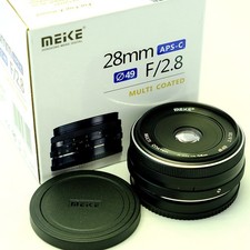 Meike 28mm f2.8 APS-C - für Fuji-X-Bajonett - Manuell-Fokus in OVP