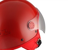 Vespa demi jethelm red - vespa, demi-jethelm