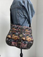 Tasche Oilily Damen Groß Bunt Blumen Viele Fächer