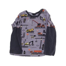 Babauba, Langarmshirt, Größe: 86, Grau/Mehrfarbig, Baumwolle/Elasthan -mKT