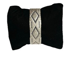 835/- Damen Silber Armband, Teppich Armband, Muster, 19 cm lang, 19 mm breit.