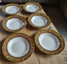 Weihnachtsgeschirr Weihnachtsservice tiefe Teller Suppenteller AHORN 6 Stück