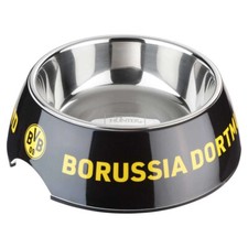Hunter Melamin-Napf BVB schwarz/gelb, Futter-/Trinknapf, rutschfest, Edelstahl