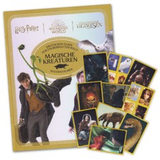 Harry Potter Magische Kreaturen -  Sammelalbum + 40 verschiedene Sticker Starter