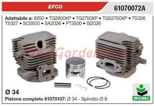 Zylinder kolbenringe efco - zylinder,