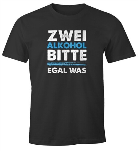 Herren shirt zwei alkohol - t-shirt,