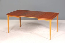Mid Century Esstisch ausziehbarer Danish Design Teak Holz Küchentisch
