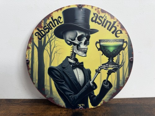 Absinthe holzschild 20cm - holzschild,