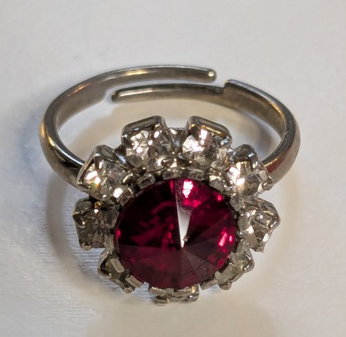 Vintage trachtenring rubin - vintage,