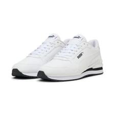 Puma Echtleder Sneaker "ST Runner v4 L" PUMA White-PUMA Black-white, Unisex