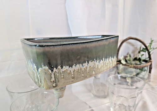 Vintage ikebana vase suiban - vase,