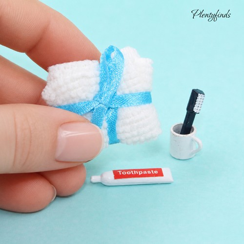 Miniatur badezimmer set - miniatur, badezimmer-set