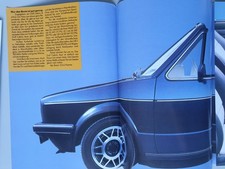 Alter Prospekt "VW Golf Cabrio