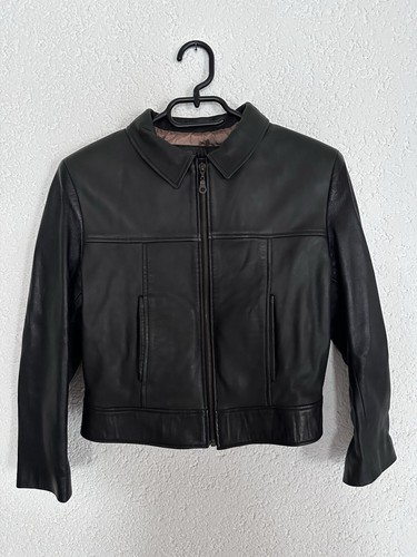 Kurze lederjacke - kurze,