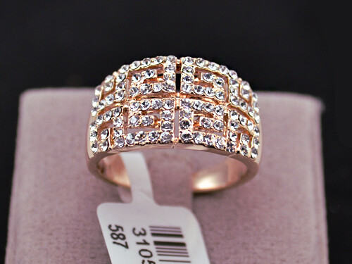 Luxus damen ring rose - luxus, gold
