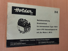 Holder Antriebsblock 1100-1 H4 ilo motor Betriebsanleitung ersatzteilliste K56