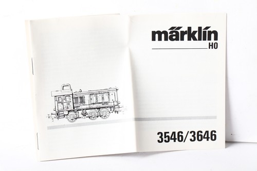 Märklin anleitung für - h0,