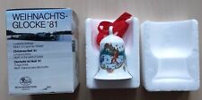 Hutschenreuther Weihnachtsglocke 1981 Originalkarton , + and. Jahrgänge ab 1978