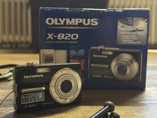Olympus X-820 Digital Compact Kamera Komplett Set Neu Schwarz Original